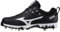 Mizuno Ambition 2 9-Spike Herren Metall Baseball Cleat 9 (0900), Schwarz/Weiß, 42.5 EU