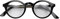 LONDON MOLE® „Graduate“-Lesebrille – coole runde Brille für Männer und Frauen, entworfen für Stil, Komfort und Haltbarkeit – Schwarz glänzend– Vergrößerung +1.0