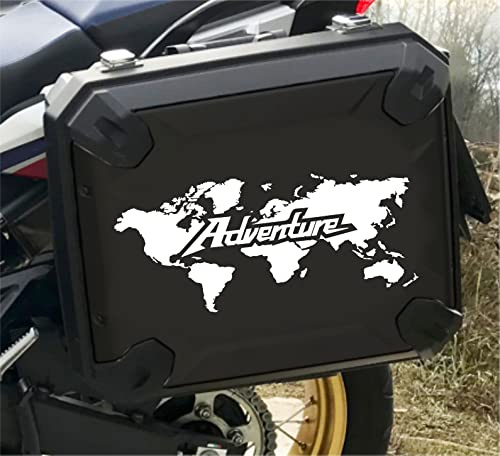 2pz Adesivi per Moto Compatibili con Moto Honda CRF 1000 L Africa Twin 2016 (bianco)