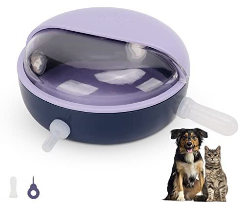 Newborn Pet Feeder,Puppy Nipple Feeder,Puppy Milk feeders for Multiple Puppies Nipple,4 Nipples Self Feeding Milk Bowl for Kittens Puppies Rabbit