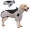 meioro Hundemantel für Kaltes Wetter, Wasserdichter Hundepullover Reflektierender Hundejacken, Winterweste Für Mittelgroße Hunde Mit Geschirr & D-Ringen Hundekleidung(Grau+Schwarz, 2XL)