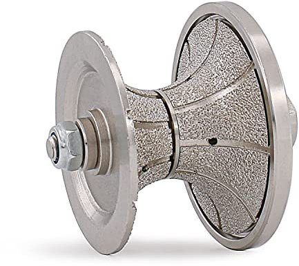 V50 (5 cm) Diamant-Fräser-Bit-Profil-Rad – volle Bullnose halbe Arbeitsplattenkante für Granit-Stein-Beton-Gegenkanten