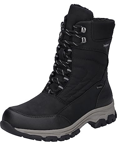 Westland Damen Snowboots Chambery 02,Weite G (Normal),Wechselfußbett,wasserdicht,Thermostiefel,Moon Boots,Canadians,schwarz,37 EU / 4 UK