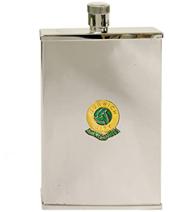 Norwich City Football Club Slim Pocket Flask