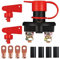 Greluma 1 Pieza Interruptor de desconexión de batería, DC 12 V 24 V, aislador maestro de batería, interruptor de apagado de energía para vehículos marinos, barcos, RV, ATV, automóviles, camiones