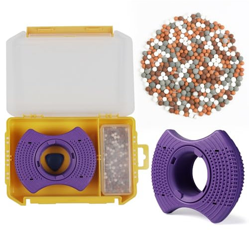 MOBOAM 01512-261 Dimension One Spa Filter Vision Mineralkartusche Whirlpool-Filter mit Öffnungswerkzeug und Mineral, ersetzt 01512-111-112-77-80-79-78, hält den Whirlpool sauber und verbessert den