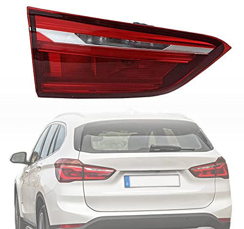 BYBEST Rücklicht Heckleuchte Rückleuchte für X1 F48 F49 2016-2019, L1D Auto Heckklappe Rückleuchten Linke Rechte Rücklichter,Inside- Left