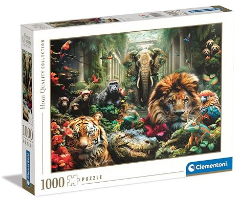 Clementoni Mystic Jungle Puzzle 1000 Teile Erwachsene - Tier Puzzle Erwachsene in 70 x 50 cm - Puzzle Erwachsene anspruchsvoll von Clementoni 39824
