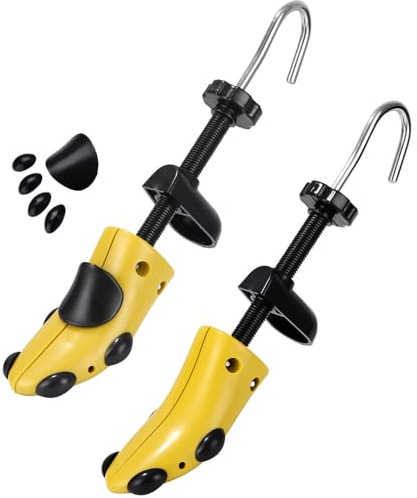 Fiabgum Schuhspanner, 2 PCS Schuhspanner Herren Und Damen, 4-Wege Shoe Stretcher, Kunststoff & Metall Schuhdehner, Schuhe Dehnen,Für Einstellbare Länge Und Breite Schuhweiter.(2 Stücke, 43-48)