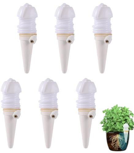 yeemeen Wasserspender Pflanzen, 6Pcs Wasserspender für Zimmerpflanzen, Pflanzen Wasserspender, Automatisches Bewässerungssystem für Zimmerpflanzen und Blumen