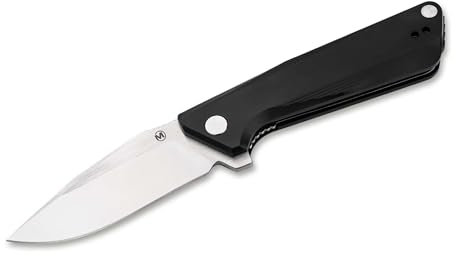 Magnum BÖKER MF.3 Taschenmesser - EDC Messer mit 7,2 cm Klinge aus 440B Stahl - hochwertiges Flipper Klapp-Kesser mit schwarzem Aluminium Griff - Every Day Carry Messer mit Clip