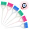 TIESOME Lot de 6 pinceaux de teinture pour cheveux - Applicateur de précision pour coloration et coiffure - Pour usage domestique et professionnel - Outils de salon de coiffure