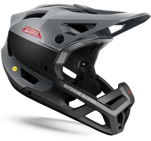 OutdoorMaster MIPS Full Face MTB Helmet, Lightweight Ventilated for DH