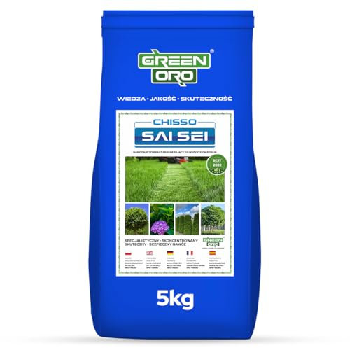 GREEN ORO CHISSO SAI SEI 5KG - Fertilizzante rigenerante per prato per un prato sano e fitto