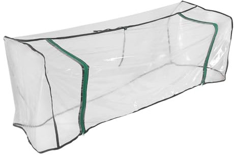 KONTONTY Gewächshaus Abdeckung Abdeckung Für Hochbeete Gartenbedarf Gartenschutz Vor Tieren Transparente Gewächshausabdeckung Hochbeetabdeckung
