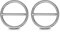 OUFER Body Piercing Titanium Nipple Piercing Bar Jewellery Clicker Nipple Bar Barbell 14G Nipple Rings Body Piercing Jewelry for Women Men
