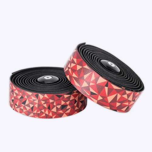 Opatiny Road for Bike Lenkerband, Anti-Rutsch-PU und Stoßdämpfung, EVA-Material, 2100 mm x 30 mm x 3 mm, Auto-Lenkrad, Angelrute, Stuhl, Armlehne, inklusive 2 Bändern und 2 Lenkerenden