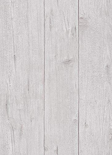 Papier peint intissé Country Side 582031 bois/pierre Gris clair