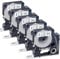 Label Orison Compatible with Dymo D1 Label Tape 45013 12mm a45013 Label Maker Refills for Dymo LabelManager 160 210D 280 360D 420P 500TS PNP, 12mm x 7m, Black on White, 5-Pack