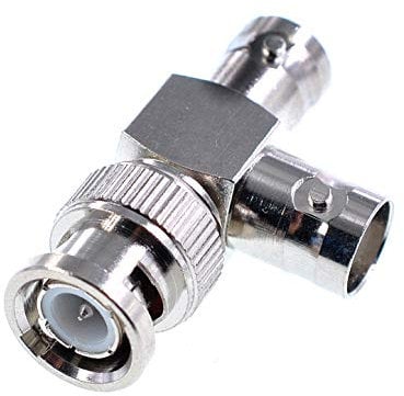 Oiyagai 3-Wege-T-Typ BNC Männlich zu 2 BNC Weiblich Adapter BNC Triple Jack Connector RF Koaxial Kabel Adapter für Mobiles Signal Booster Repeater Antennen