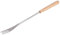 6 Pezzi Manico in Legno BBQ Fork 26,5 Centimetri arrosto Bastone spiedo per Campeggio Picnic Forcella Acciaio Inox Formaggio Cioccolato Frutta fonduta Forks