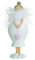 Pommerntraum ® | Mollyengel Schutzengel Weihnachtsengel RubensEngel Glücksengel Nana Engel Molly Friedensengel Dekorationsfigur (mit Herzchen)