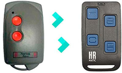 Mando para puerta de Garaje Universal HR MULTI 3 Compatible NORTON NOR20