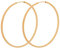 Pernille Corydon Creolen Gold Orbit - Damen-Ohrringe Ø 50 mm Silber 925 18k vergoldet - E053g
