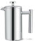 Trintion 350ML French Press Coffee Maker Double Wall Heat Resistant Coffee Pot Stainless Steel Insulated Coffee Presser and Tea Pot 3 Level Filtration System