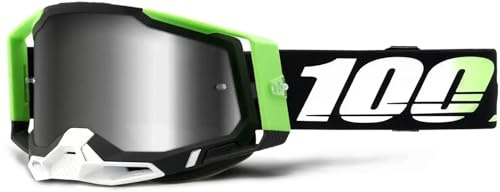 100% RACECRAFT 2 Goggle Kalkuta Spiegelglas silber