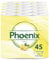 Phoenix Toilet Rolls – 45 Pack | 3 Ply Lemon Scented Toilet Paper | Bulk Buy, Soft, Quilted, Sustainably Sourced, Eco- Friendly Luxury Bathroom Tissue