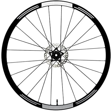 DualColorStampe Aufkleber kompatibel mit Trek Felgen 26 Zoll – 27,5 Zoll – 28 – 29 Zoll – Fahrrad MTB Bike Sticker Felgen MTB B0017 (28 – 29 Zoll, Silber 90)