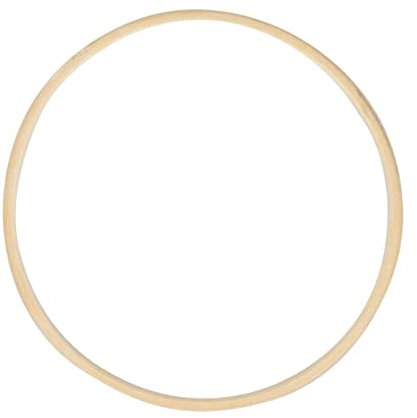 Dickly Hölzerne Bambusringe, Reifen Zum Sticken, Basteln, Hochzeitsdekoration, 20cm