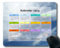 YENDOSTEEN 2024 Kalender Mauspad,Spiel Naht Mousepad,Computerzubehör Mousepad,Linie Lichtfarbe Winkelton 2024 Kalender Horizontale Version Natur Gaming Mauspad
