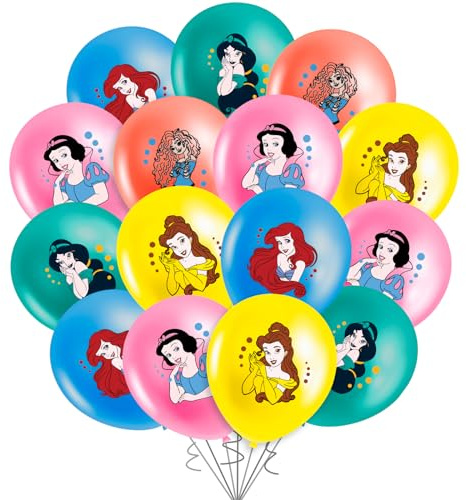 GZ1 30PCS Prinzessin Geburtstag Deko, Prinzessinnen Latex Balloons, PrinzessinnenLuftballon, Kindergeburtstag Ballon Set, für Prinzessin Kindergeburtstag