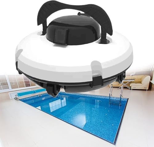 Beachtiful Limpiador Robótico Inalámbrico para Piscinas, Aspirador de Piscinas para Piscinas Enterradas, Limpieza de Paredes y líneas de Flotación, para Piscinas de hasta 1000 pies Cuadrados