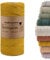 GARNIYARN Premium Macrame Garn – Weiches Baumwollseil für Makramee, DIY-Bastelprojekte, Wandbehänge, Pflanzenhänger und Wohnaccessoires (Ocher, 100m)