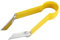 KESOTO Sbucciatore di Fragole Sbucciatore di Pomodoro Gadget da Cucina Comfort Domestico Strumento per Rimuovere la Presa Sbucciatura di steli di Verdure per, Giallo