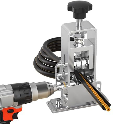 Wire Stripper Machine for Power Drill, Copper Wire Stripper for Leftover Cable, 0.04-1 Wire Stripping Machine, Wire Stripping Tool for 1-25mm Scrap Wire