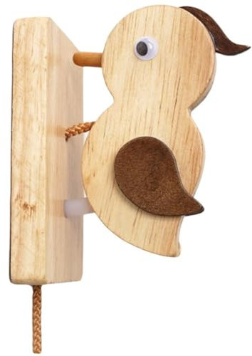 Fopytu Türklopfer Aus Holz, Specht, Dekoration, Türklingel Vorne Zugseil, Ladenbesitzerglocke, Kindervogelspielzeug, Hauseingang, Weihnachten
