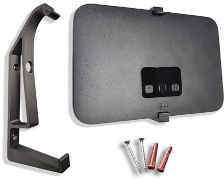 Decoralin Wandhalterung für Telekom Speedport Smart 4 I 4 Plus Router - Robuster Halter, Schwarz, Optimale Belüftung & Kabelinstallation