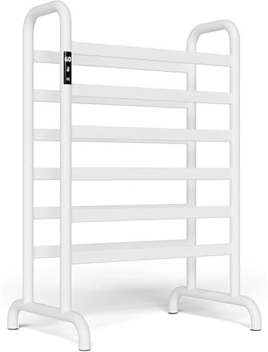 QJWM Scaldasalviette Elettrico da Terra Grande con Display LED Scaldasalviette Elettrico con termostato Intelligente A