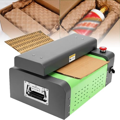 KJHYYPP Machine De Déchiquetage De Papier De Carton De Rebut, Transforme Le Carton en Matériau d'emballage, Boîte De Carton