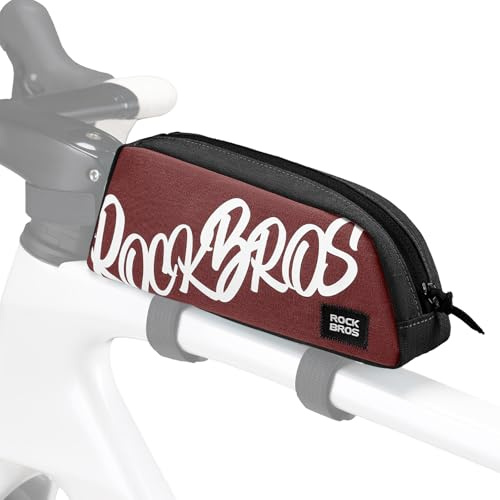 ROCKBROS Fahrrad Rahmentasche Oberrohrtasche für MTB Rennrad E-Bike Gravelbike 0,8L Fahrradtasche Rahmen Top Tube Bag