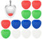 Filtros de Urinario, 12 Piezas Rejilla para Urinario con Fragancia, Para Aseos de Centros Comerciales, Aseos Públicos, Cuartos de Baño, Rojo, Azul, Verde, Blanco