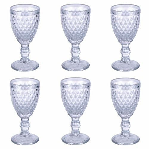 Villa d'Este Home Tivoli 1996 Set 6 liquorini 50 ml in vetro trasparente, Madame