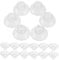 TOYANDONA 20 Pcs Aquarium Suction Cups with Adjustable Cable Ties Clips for Fish Tank Durable Underwater Plant Holders for Moss and Shrimp Nest Binding
