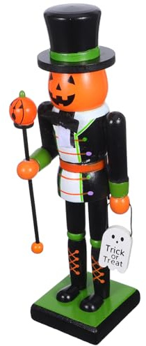 UTHCLO Figurine Nutcracker Halloween Main Décoration de Table Citrouille Soldat pour et Décorations Saisonnières