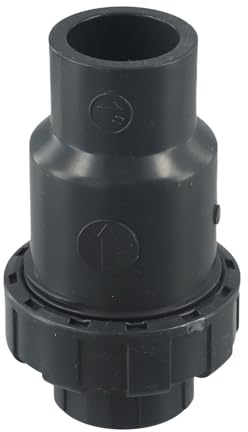 FUBESK Clapet anti-retour en PVC de 32 mm pour piscine chlorinateur et accessoires de bassin