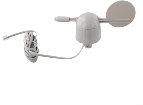 Girouette pour station météo WH-SP-WD Accessoires 14 x 6,5 x 18,5 cm Capteur de direction du vent en plastique pour météorologie, agriculture et aviation